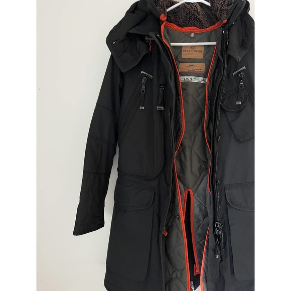 Parajumpers Women's‎ Midseason Lightweight Series Parka in Black Size Small - Picture 4 of 10